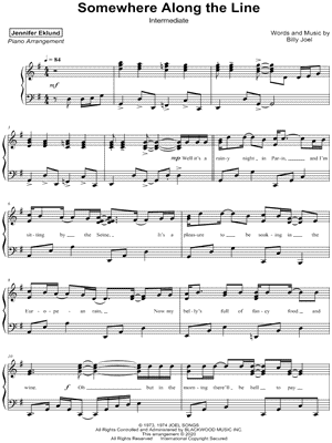 Somewhere Along the Line [intermediate]