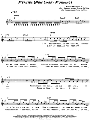 Mercies (New Every Morning)