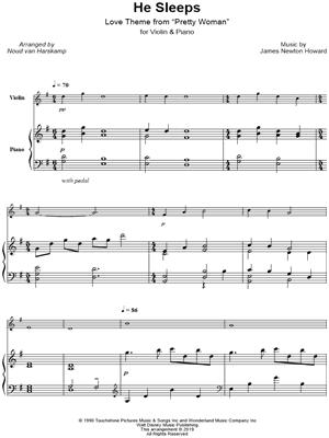 He Sleeps - Violin & Piano