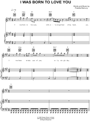 I Was Born to Love You