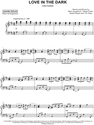 LOVE IN THE DARK [intermediate]