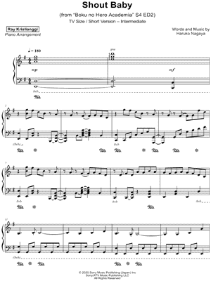 Shout Baby [short / intermediate]