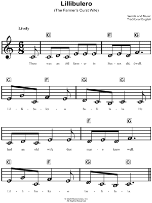 Lillibulero (The Farmer's Curst Wife)