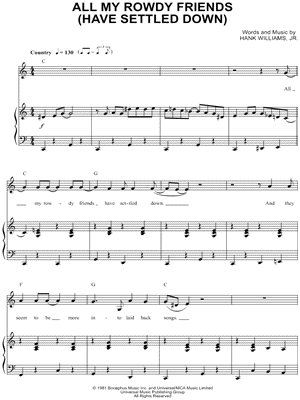 All My Rowdy Friends (Have Settled Down)