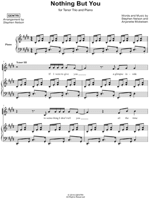 Nothing But You - Tenor Trio & Piano