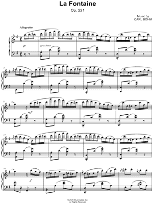 La fontaine, Op. 221