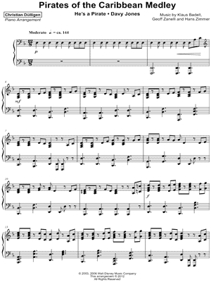 Pirates of the Caribbean Medley