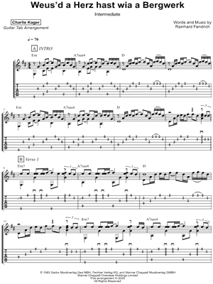 Weus'd a Herz hast wia a Bergwerk [intermediate]