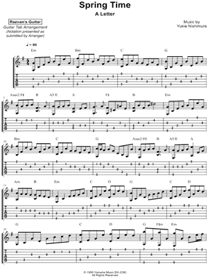 A Letter (Spring Time)