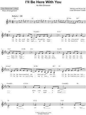 I'll Be Here With You