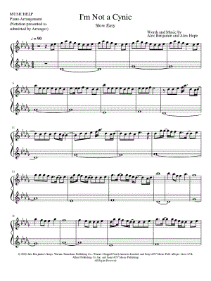 I'm Not a Cynic [slow easy]