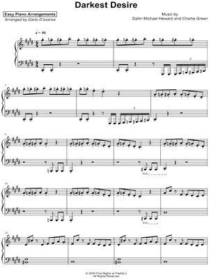 Darkest Desire [Slow Easy Piano Tutorial]