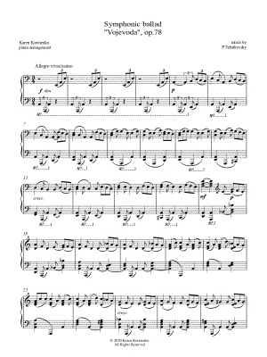 Symphonic Ballad "Vojevoda", op. 78