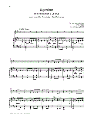 Hunters Chorus - Violin & Piano