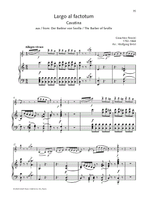 Largo al factotum - Violin & Piano