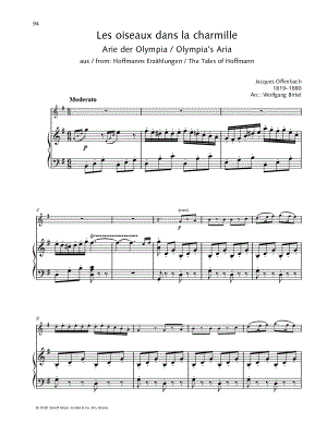 Les oiseaux dans la charmille - Violin & Piano