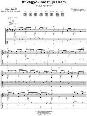 Itt vagyok most, jó Uram (I Love You Lord)