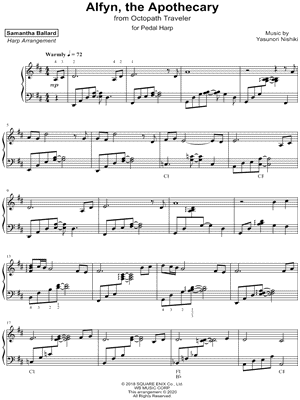 Alfyn, the Apothecary [pedal harp]