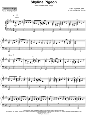 Skyline Pigeon [accompaniment only]