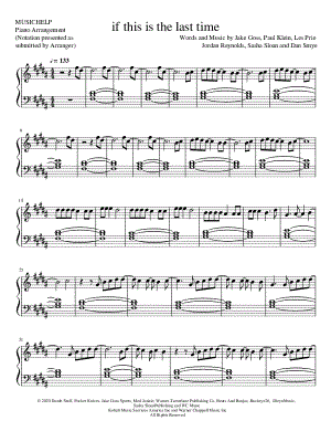 if this is the last time