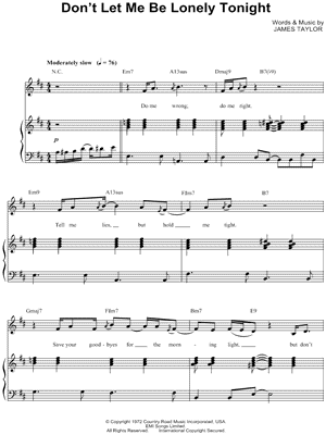 Don't Let Me Be Lonely Tonight