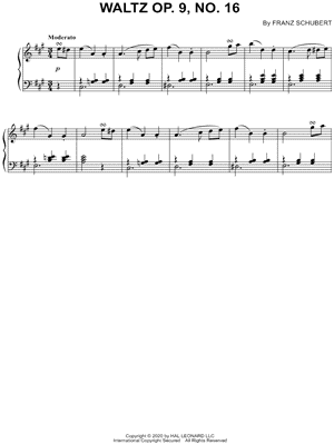 36 Original Dances, Op. 9, Dance No. 16