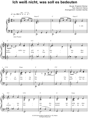 Ich weiss nicht, was soll es bedeuten