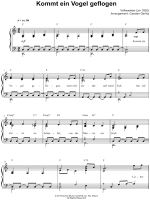 Kommt ein Vogel geflogen