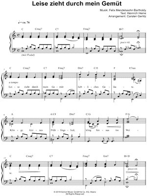 Leise zieht durch mein Gemüt