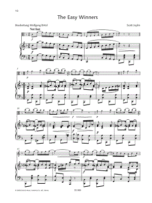 The Easy Winners - Viola & Piano