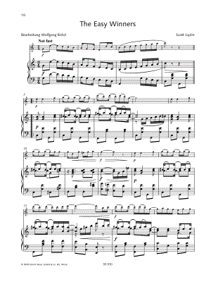 The Easy Winners - Flute & Piano