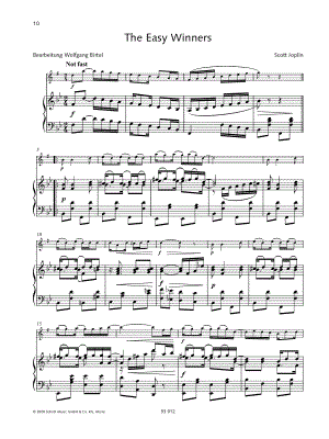 The Easy Winners - Eb Saxophone & Piano