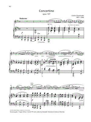 Concertino for Flute, Op.107 - Flute & Piano