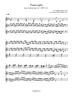 Passacaglia - Guitar Trio