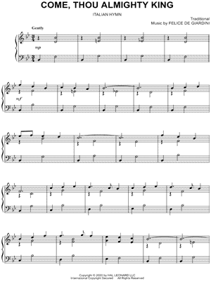 Come, Thou Almighty King