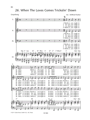 When the Loves Comes Trickalin' Down