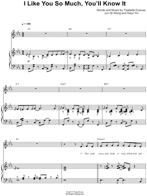 I Like You So Much, You'll Know It