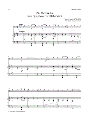 Menuetto from Symphony No. 104 (London) - Cello & Piano