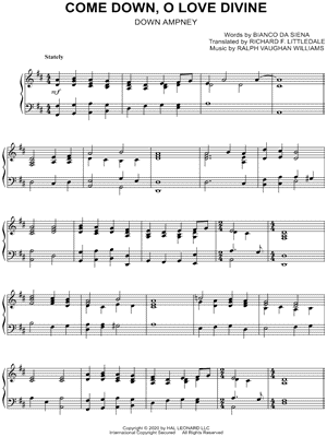 Come Down, O Love Divine