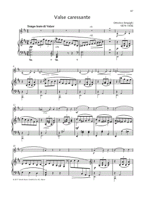 6 Pieces for Violin & Piano: IV. Valse caressante