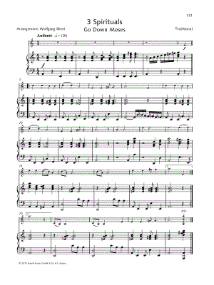 3 Spirituals - Violin & Piano