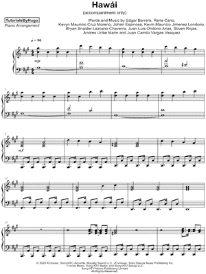 Hawái [accompaniment only]