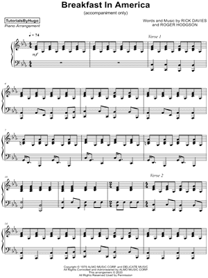 Breakfast in America [accompaniment only]