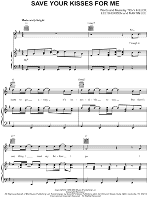 Save Your Kisses for Me