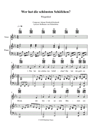 Wer hat die schönsten Schäfchen?