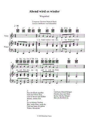 Abend wird es wieder