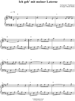 Ich geh' mit meiner Laterne