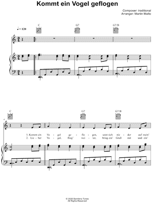 Kommt ein Vogel geflogen