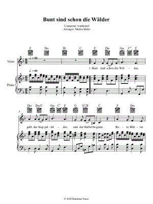 Bunt sind schon die Wälder