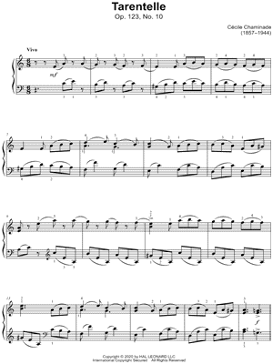 Tarentelle, Op. 123, No. 10